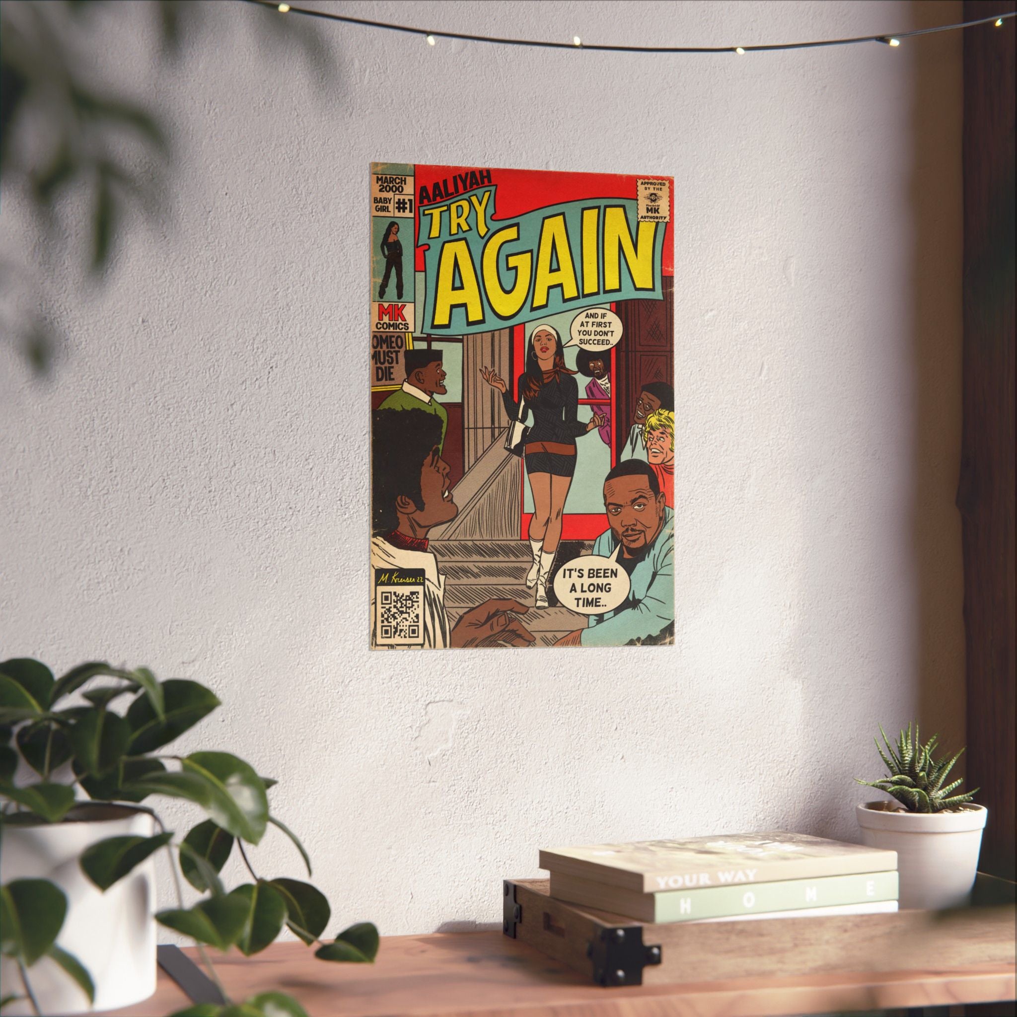 Try Again - Matte Vertical Posters