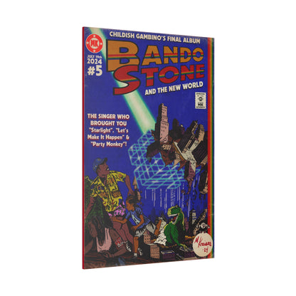 Bando Stone  - Matte Canvas, Stretched, 0.75"