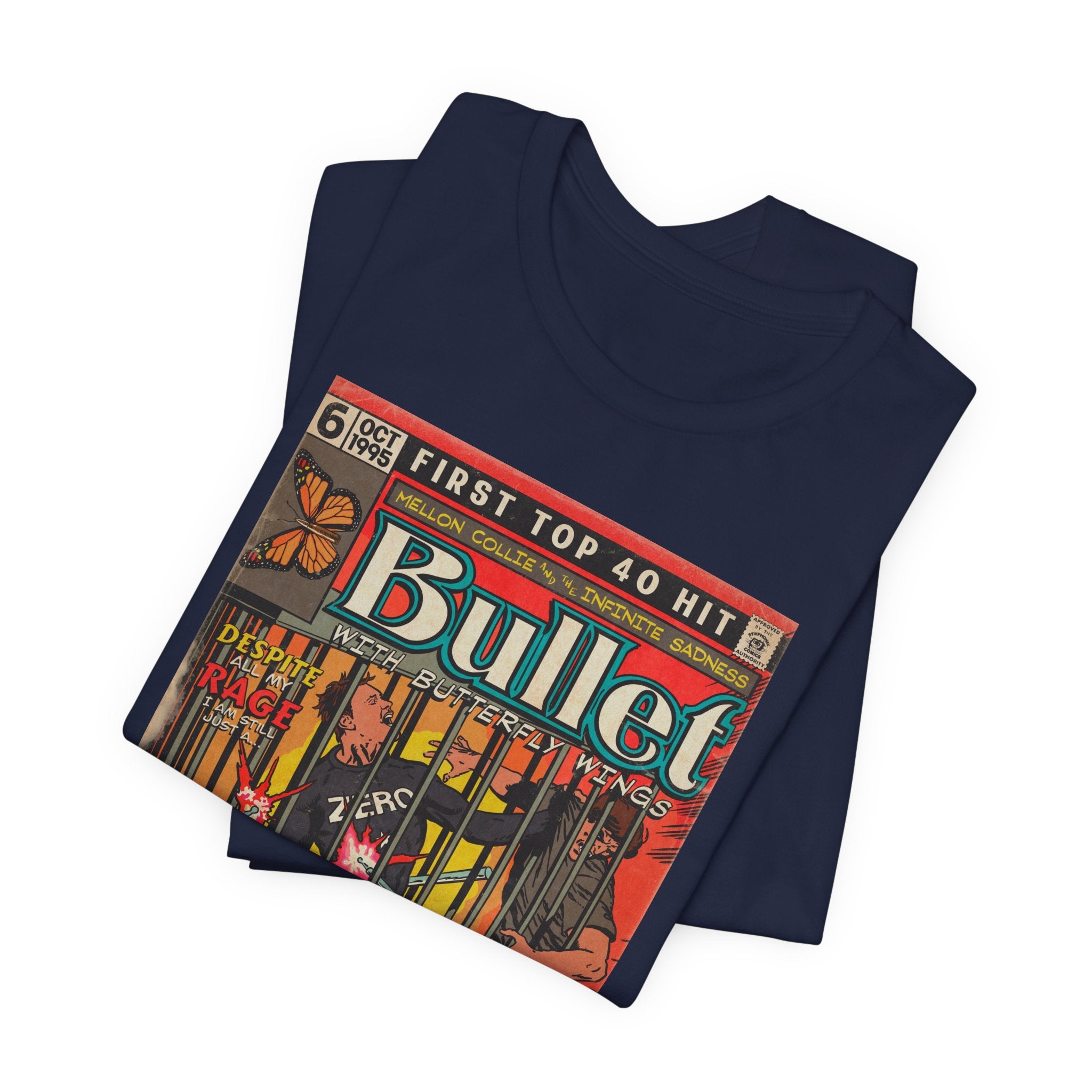 Bullet With Butterfly Wings - Unisex Jersey Short Sleeve Tee