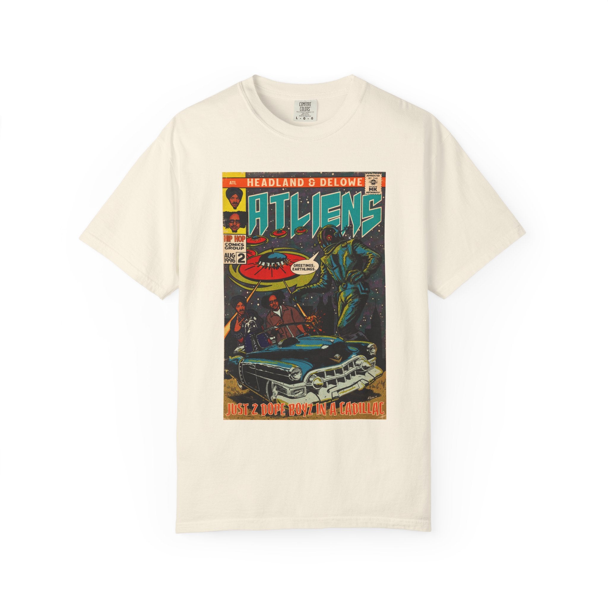 ATLiens - 2 Dope Boyz in a Cadillac - Unisex Comfort Colors T-shirt