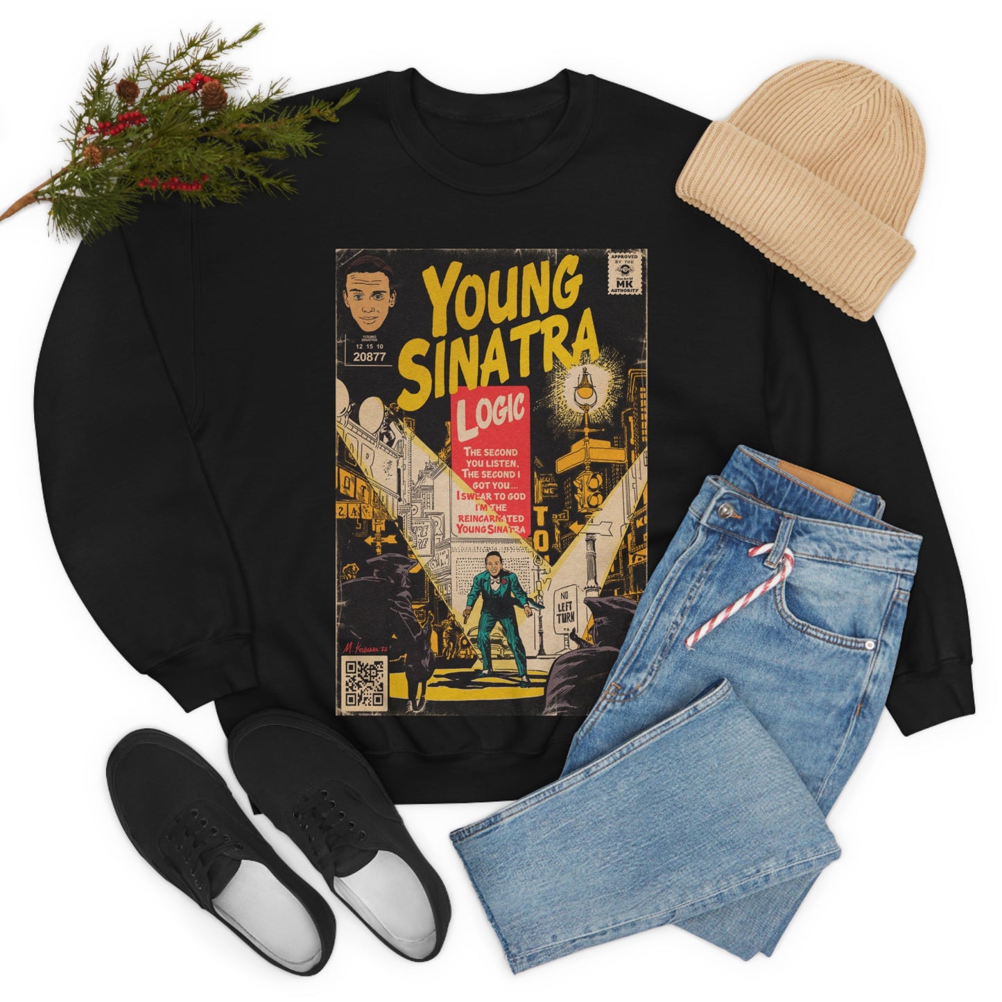 Logic - Young Sinatra - Unisex Heavy Blend™ Crewneck Sweatshirt
