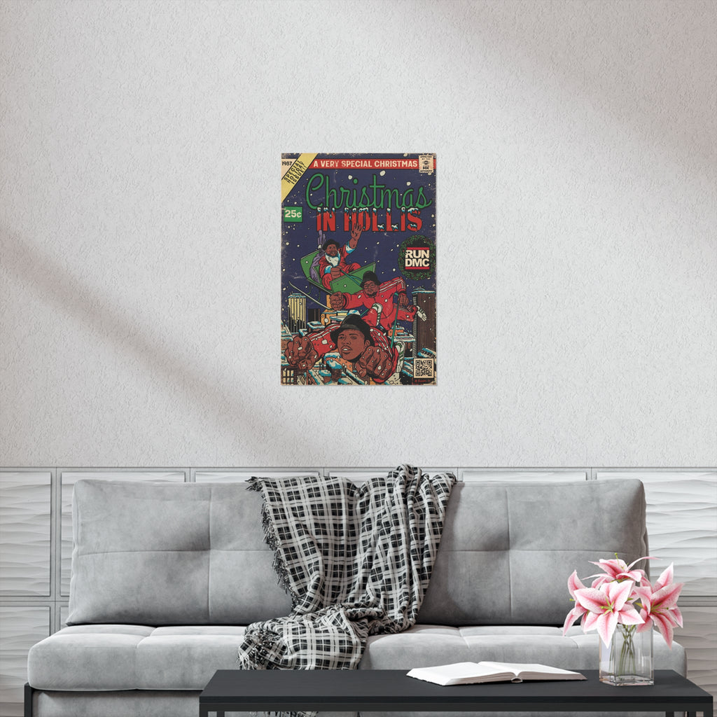 Christmas In Hollis- Vertical Matte Poster