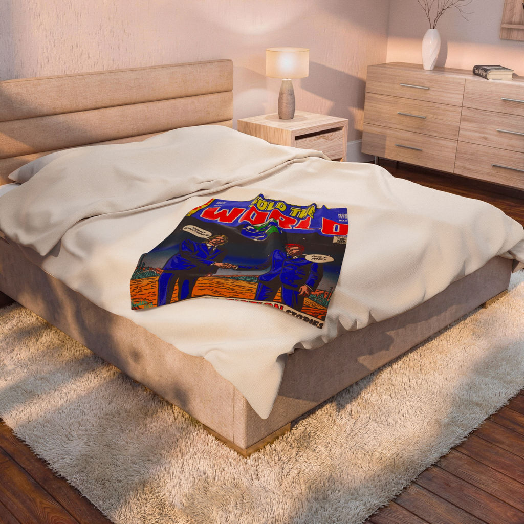 The Man Who Sold the World - Velveteen Plush Blanket