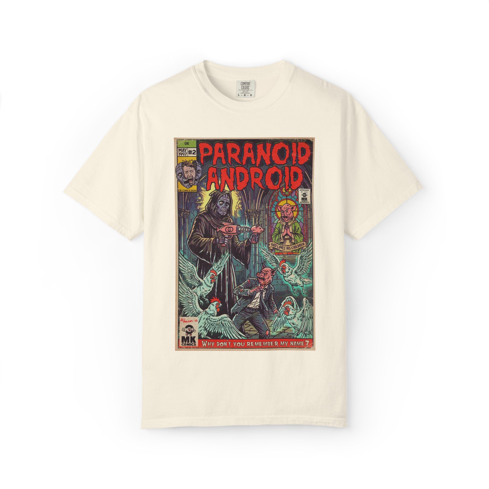 Paranoid Android - Unisex Comfort Colors T-shirt