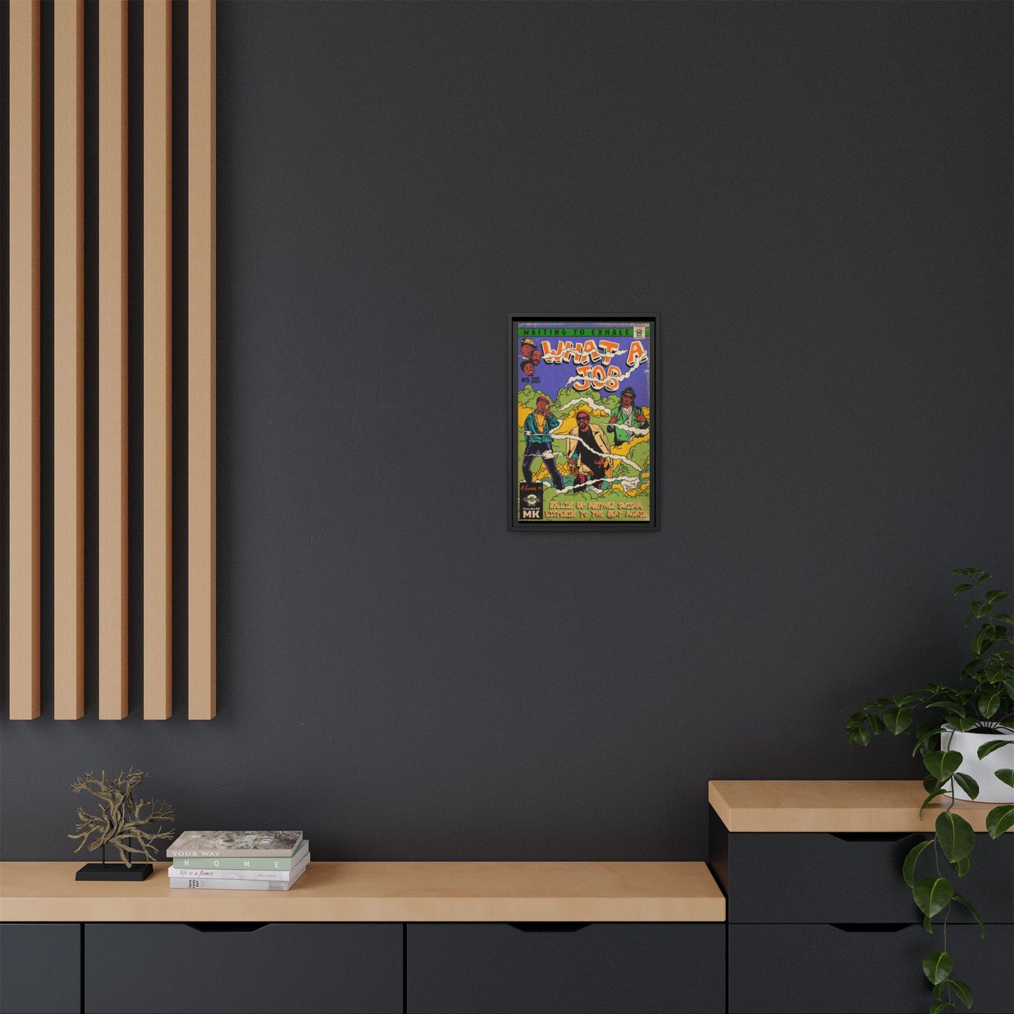Devin The Dude, Snoop Dogg, Andre 3000 - What A Job - Gallery Canvas Wraps, Vertical Frame