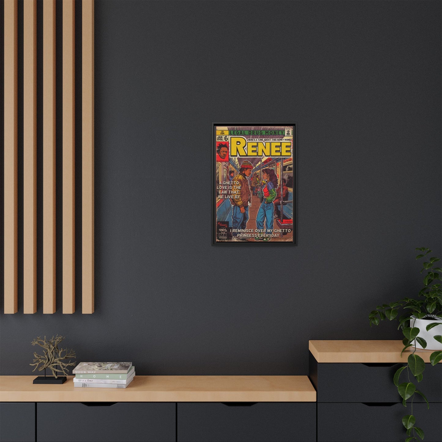 Lost Boyz - Renee - Matte Canvas, Framed (Multi-color)