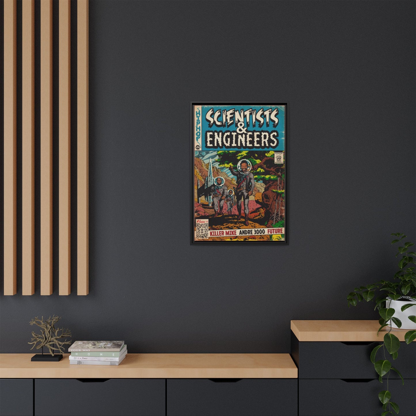 Killer Mike - Scientists & Engineers - Andre 3000 - Future - Gallery Canvas Wraps, Vertical Frame