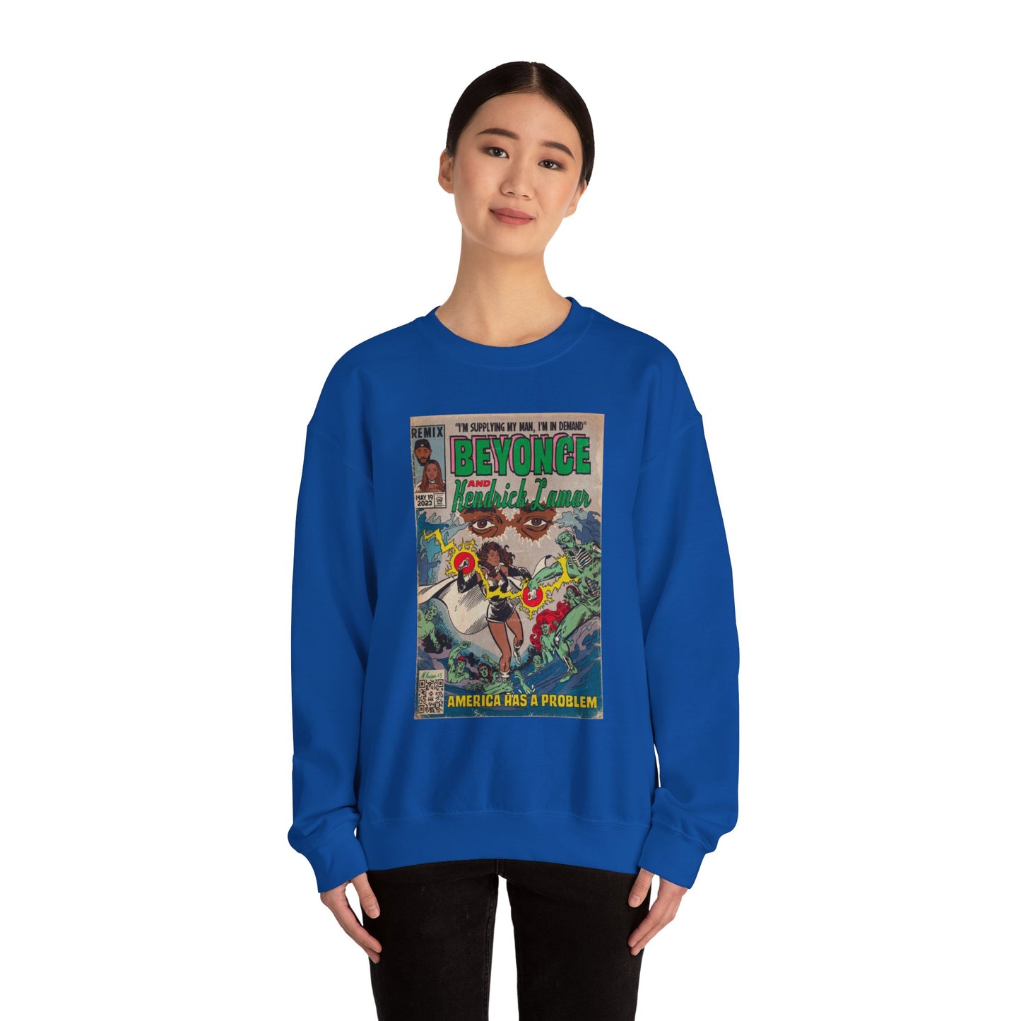 America Has a Problem - Unisex Heavy Blend™ Crewneck Sweatshirt