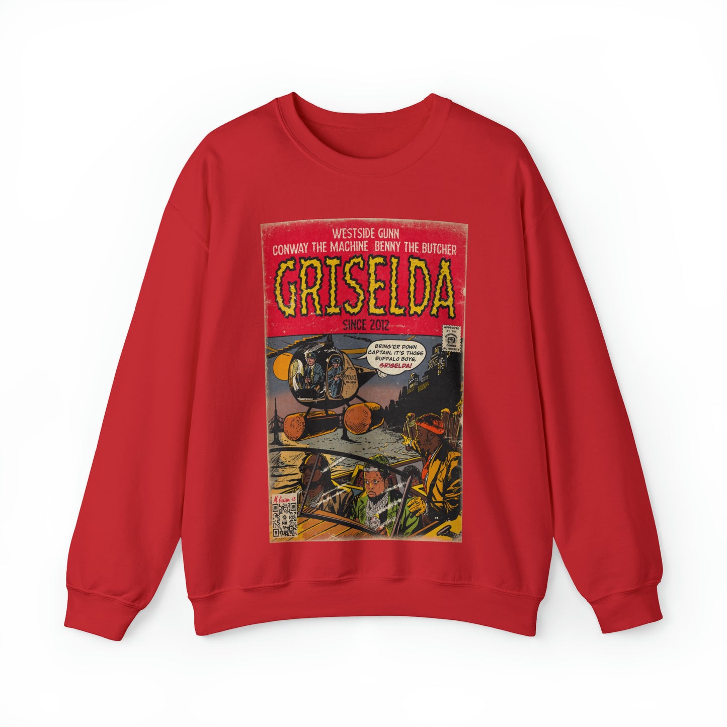 Griselda - Comic Book Art - Unisex Heavy Blend™ Crewneck Sweatshirt