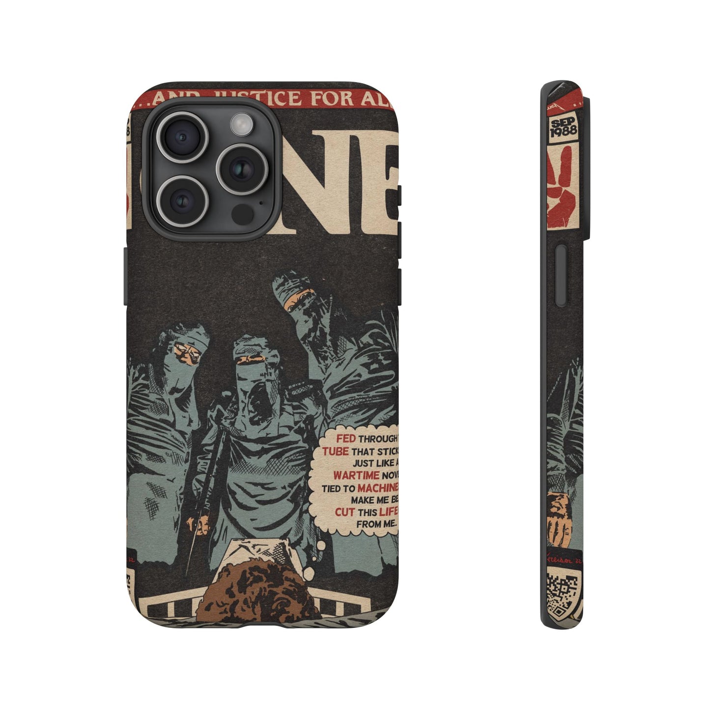 Metallica- One - Johnny Got His Gun Comic Book Art - Tough Phone Cases