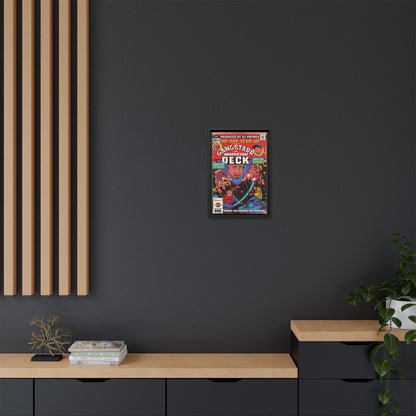 Gang Starr & Inspectah Deck - Above The Clouds - Gallery Canvas Wraps, Vertical Frame