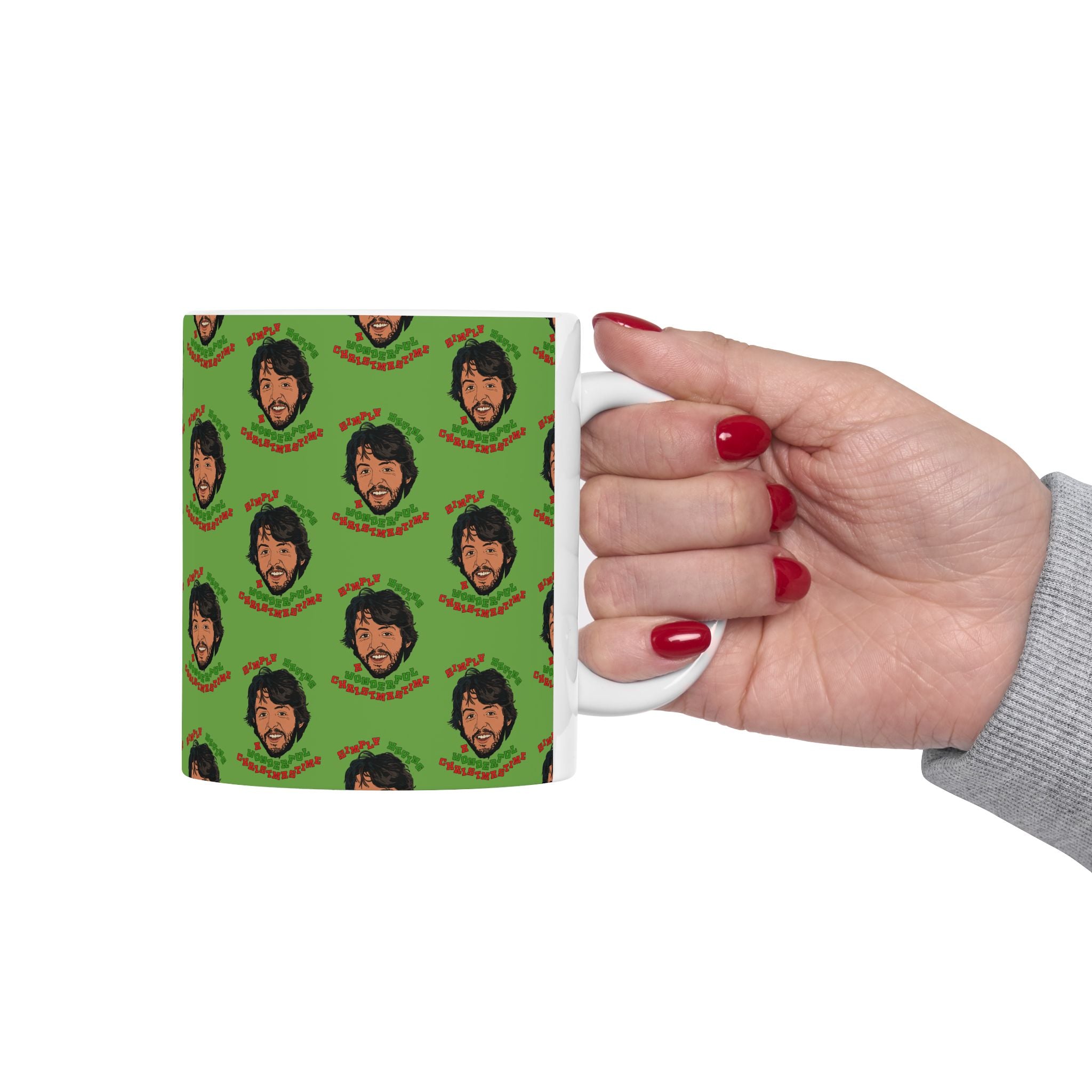Simply Having a Wonderful Christmastime - Ceramic Mug, (11oz, 15oz)