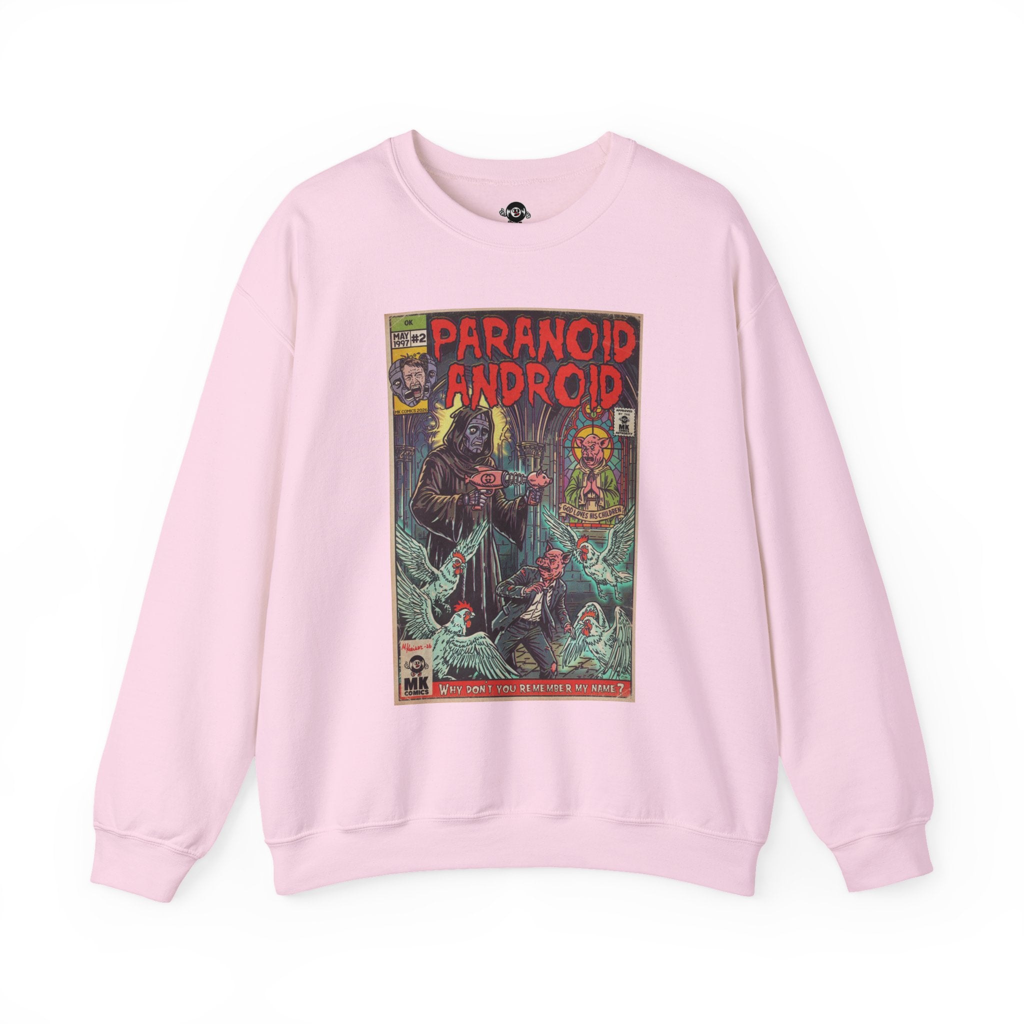 Paranoid Android - Unisex Heavy Blend™ Crewneck Sweatshirt