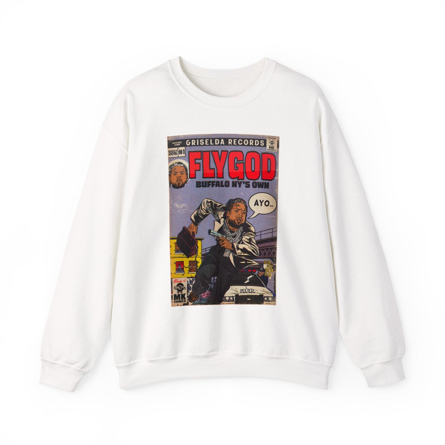 Flygod - Unisex Heavy Blend™ Crewneck Sweatshirt