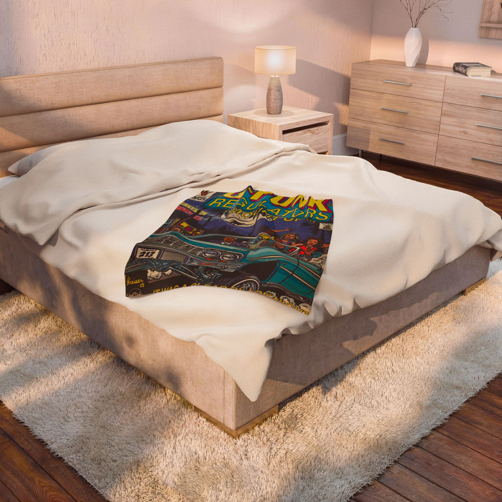 Regulate - Velveteen Plush Blanket