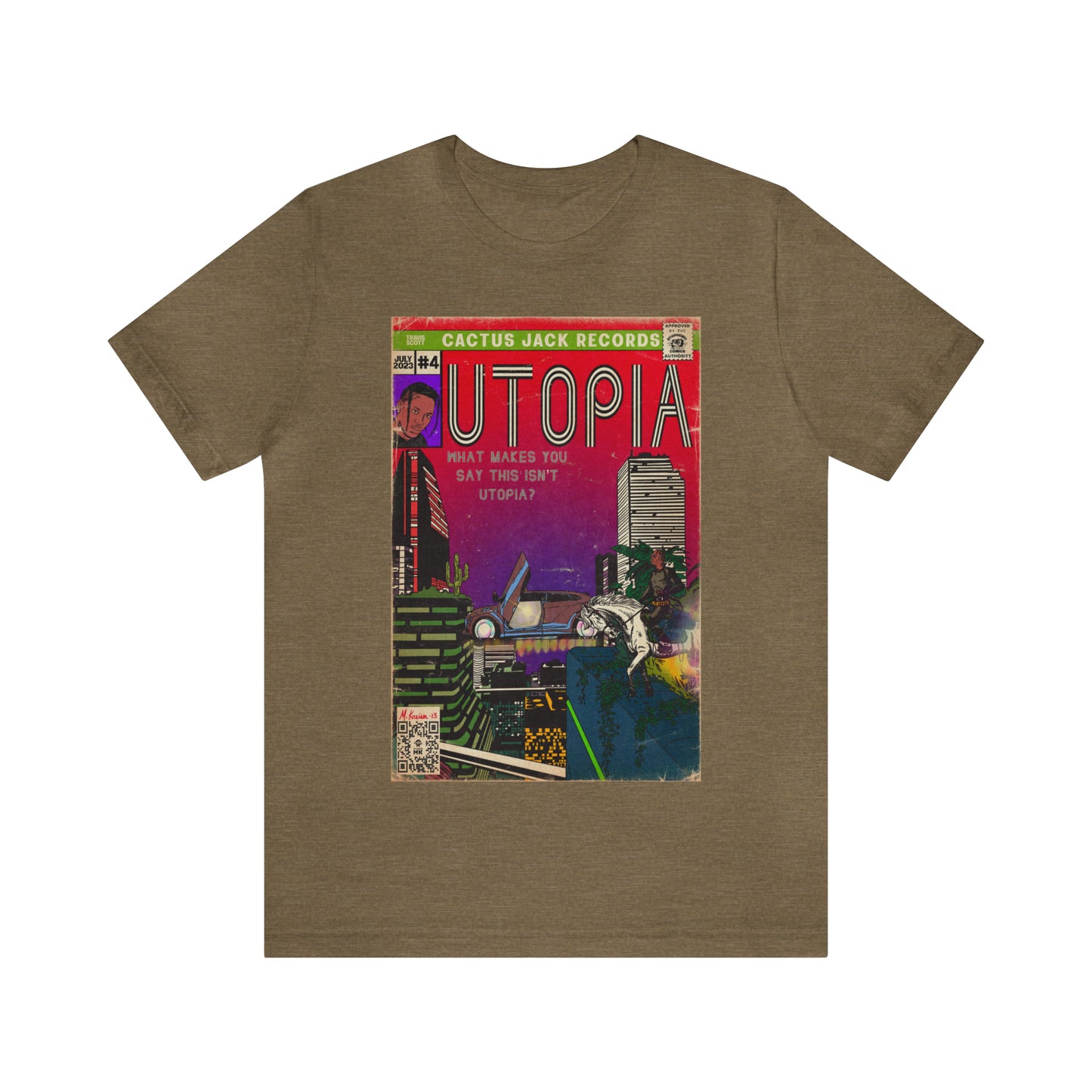 Travis Scott - Utopia - Unisex Jersey Short Sleeve Tee