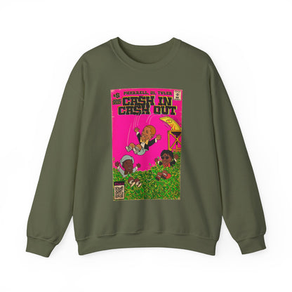 Pharrell, 21 Savage & Tyler - Cash In Cash Out - Unisex Heavy Blend™ Crewneck Sweatshirt