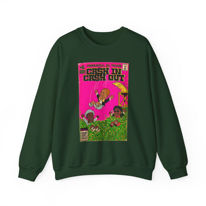 Pharrell, 21 Savage & Tyler - Cash In Cash Out - Unisex Heavy Blend™ Crewneck Sweatshirt