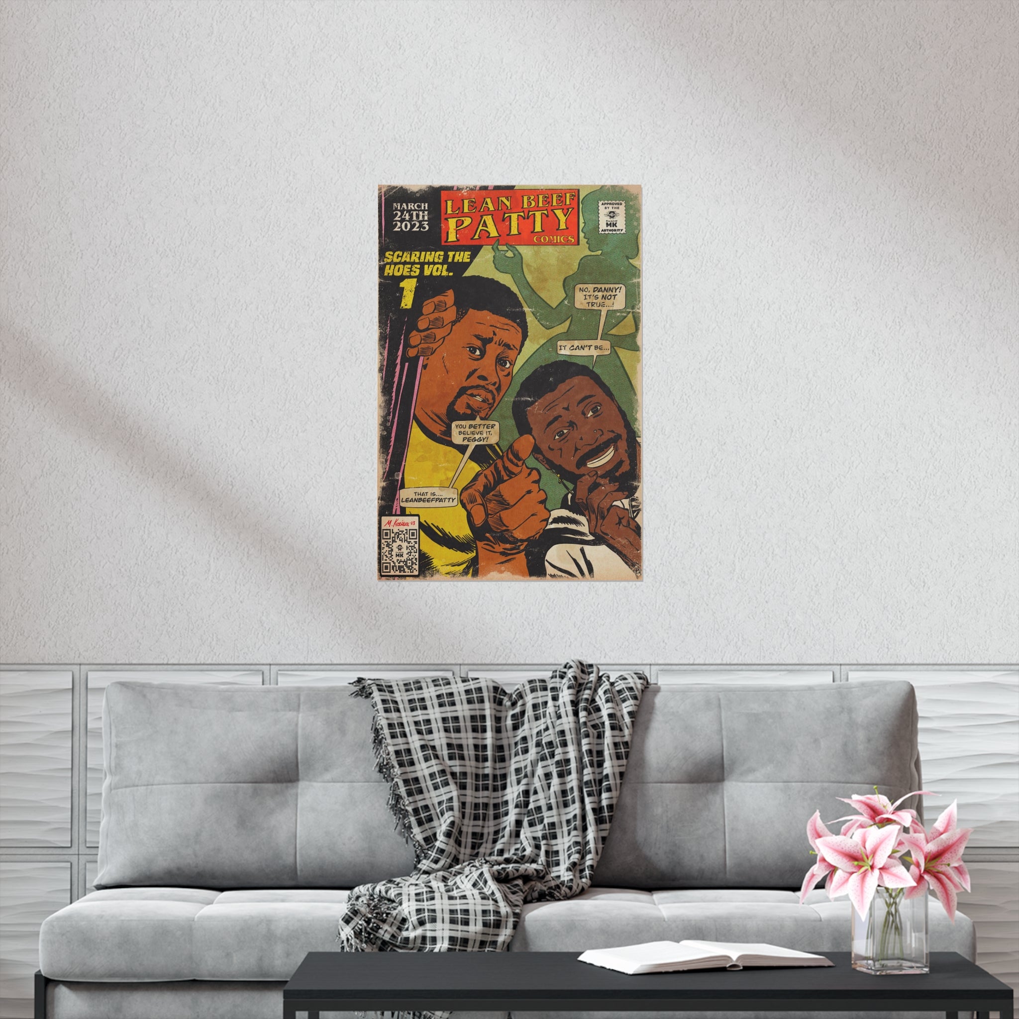 Lean Beef Patty - Vertical Matte Poster