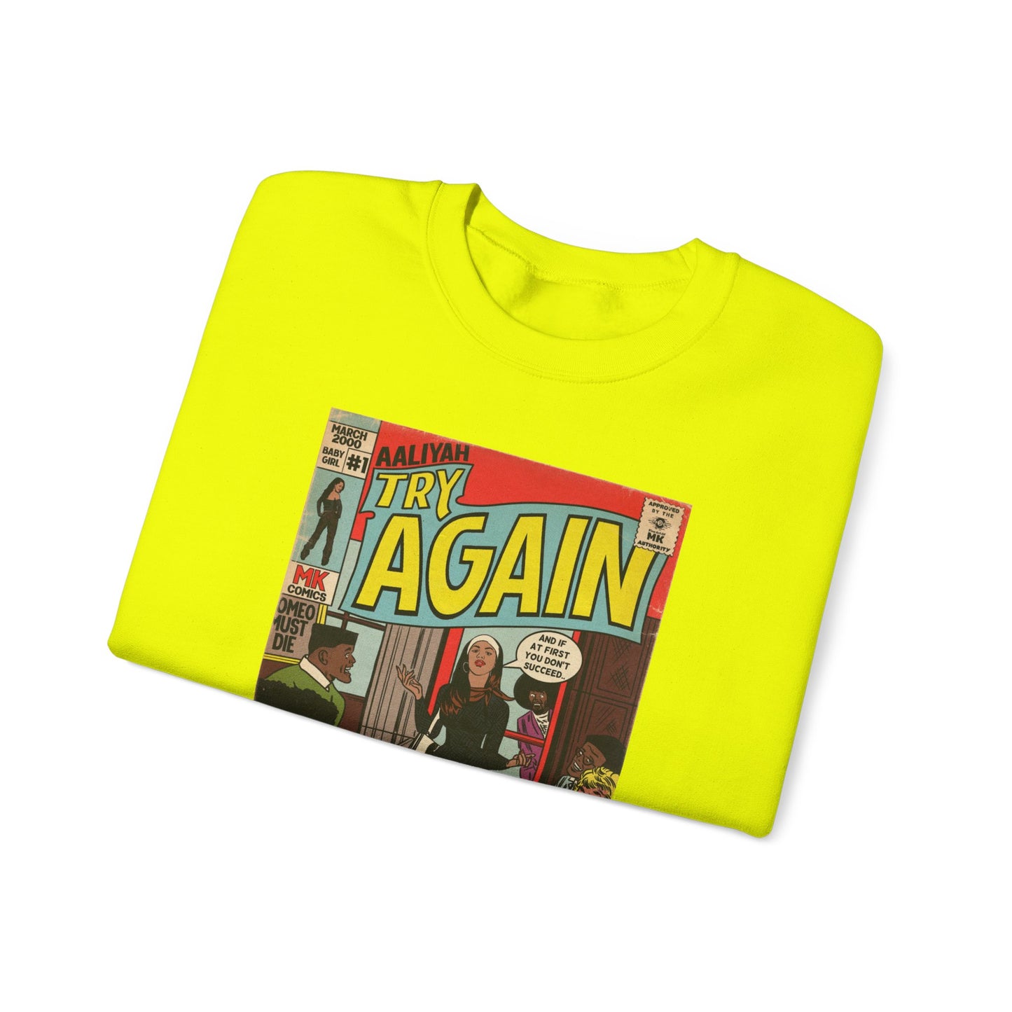 Aaliyah - Try Again - Unisex Heavy Blend™ Crewneck Sweatshirt