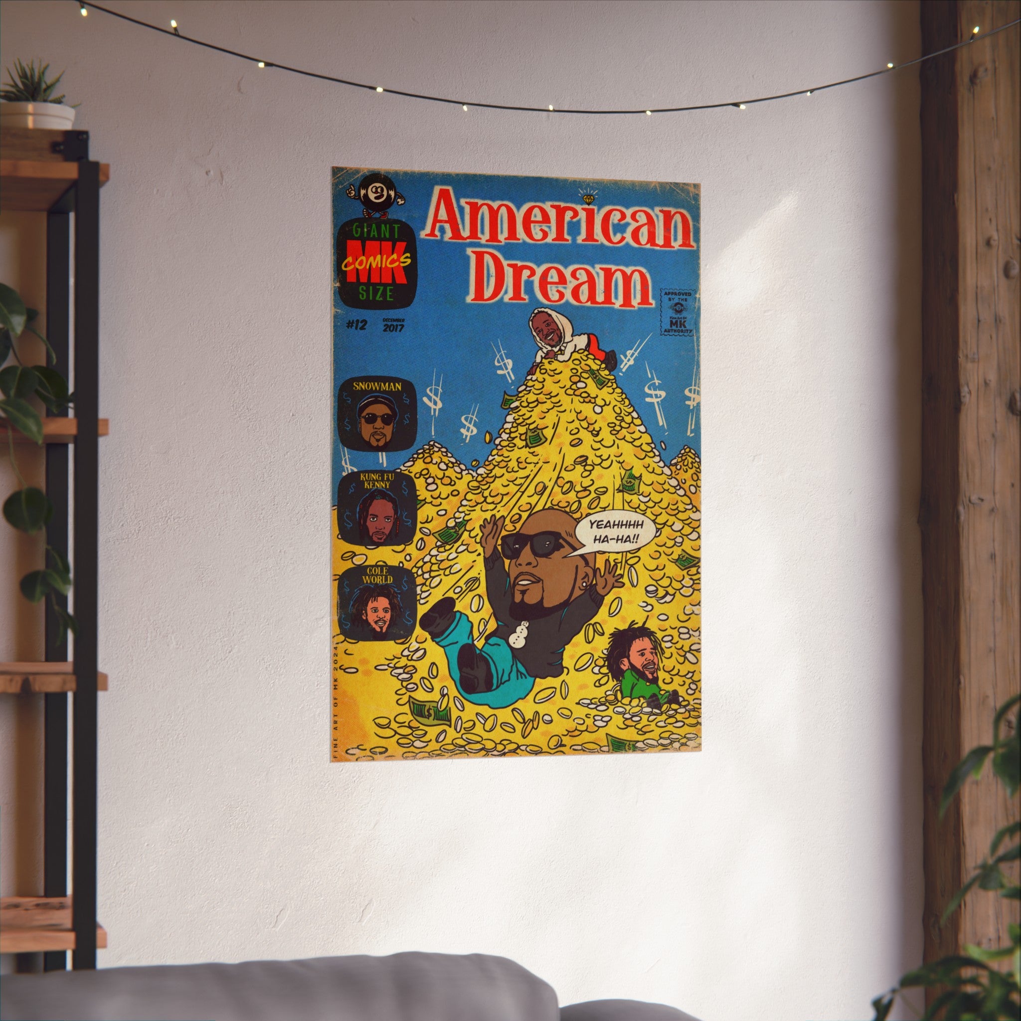 American Dream - Matte Vertical Posters