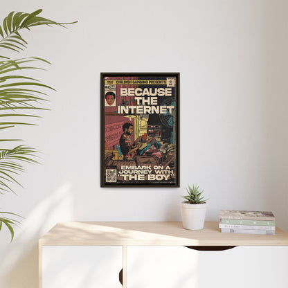 Childish Gambino - Because the Internet - Gallery Canvas Wraps, Vertical Frame