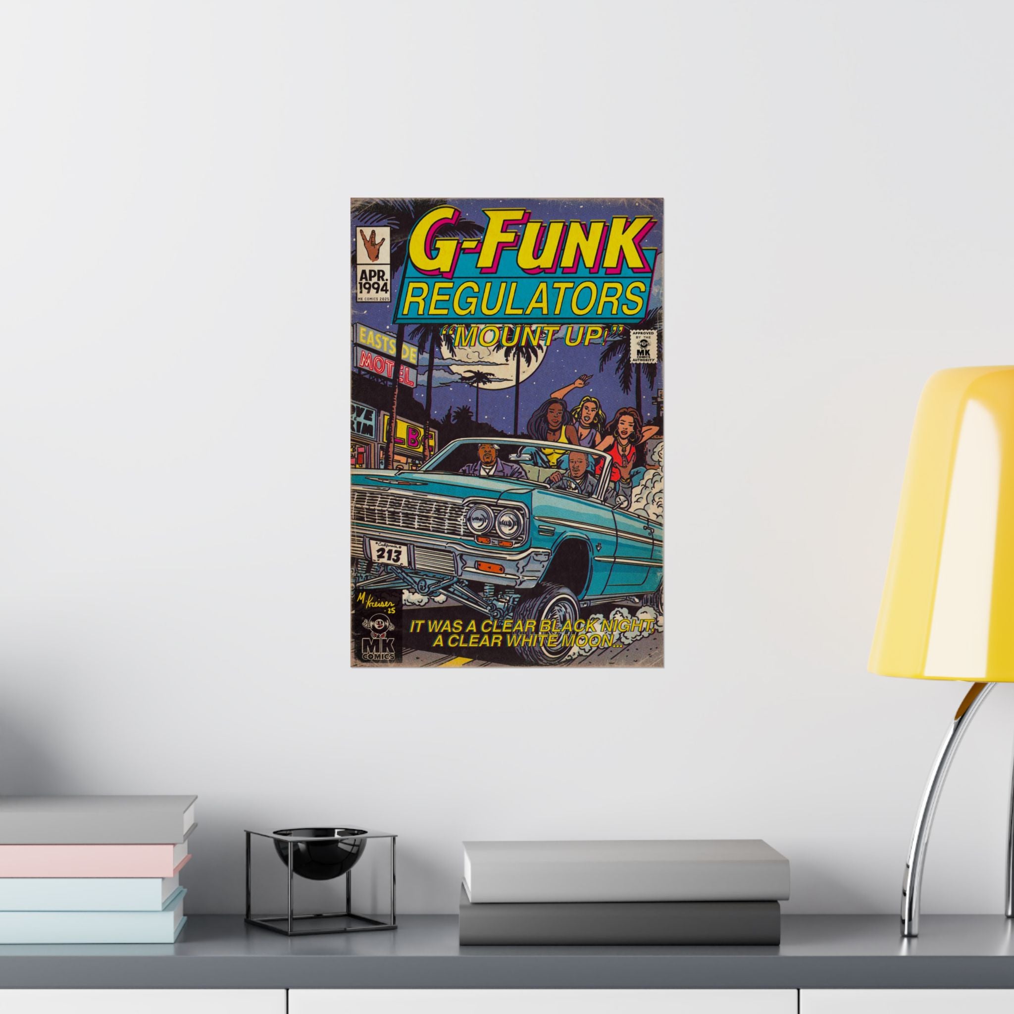 Regulate Warren G Nate Dogg Matte Poster – Hip Hop Art Print