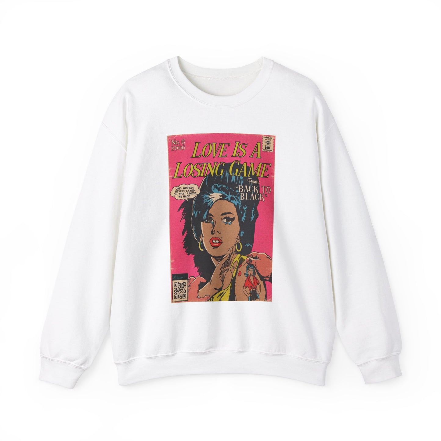 Amy Winehouse - Love Is A Losing Game - Unisex Heavy Blend™ Crewneck Sweatshirt