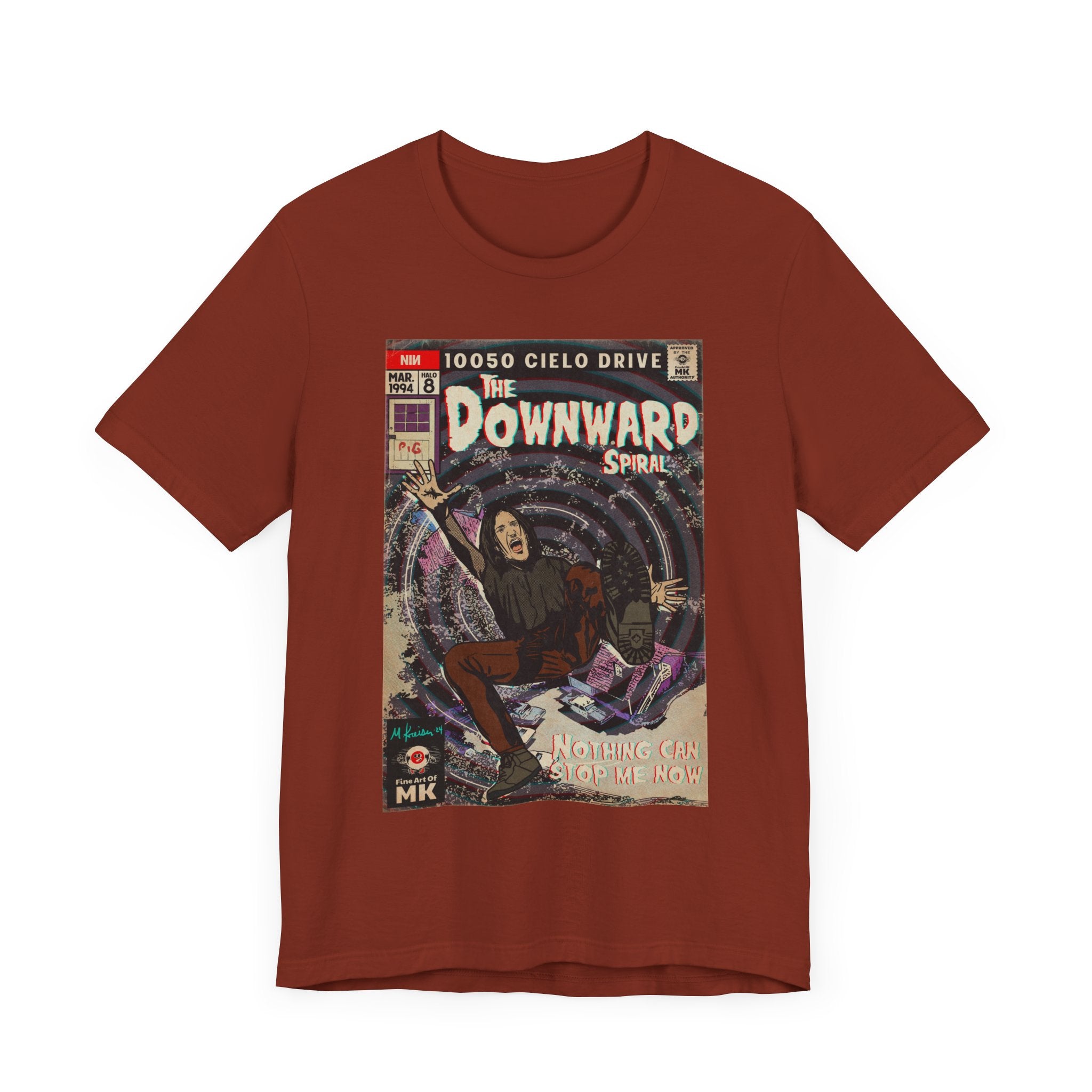 The Downward Spiral - Unisex Jersey Short Sleeve Tee