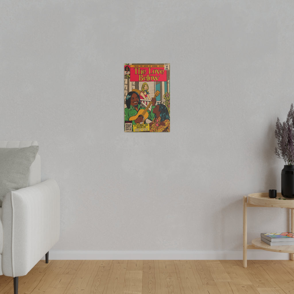The Love Below - Matte Canvas, Stretched