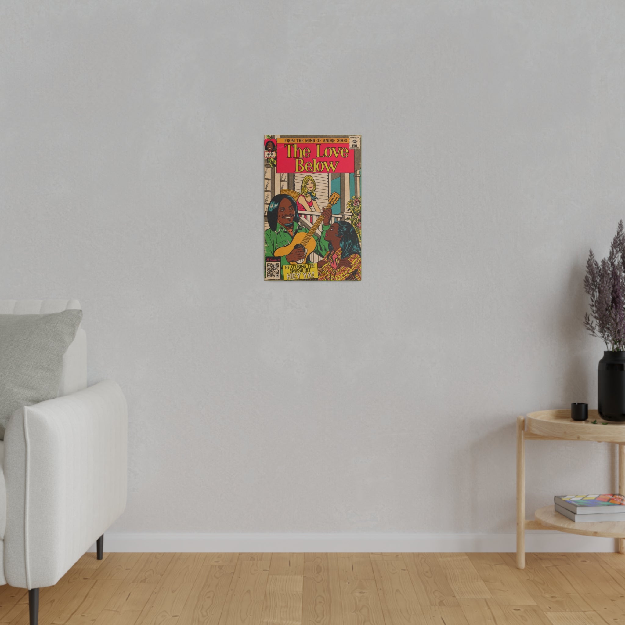 The Love Below - Matte Canvas, Stretched