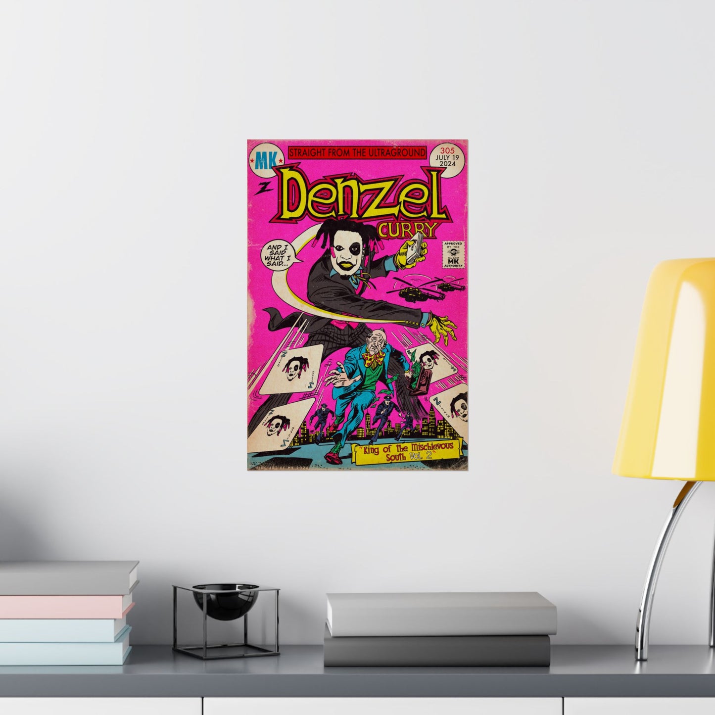 Denzel Curry - King of the Mischievous South 2 - Matte Vertical Poster