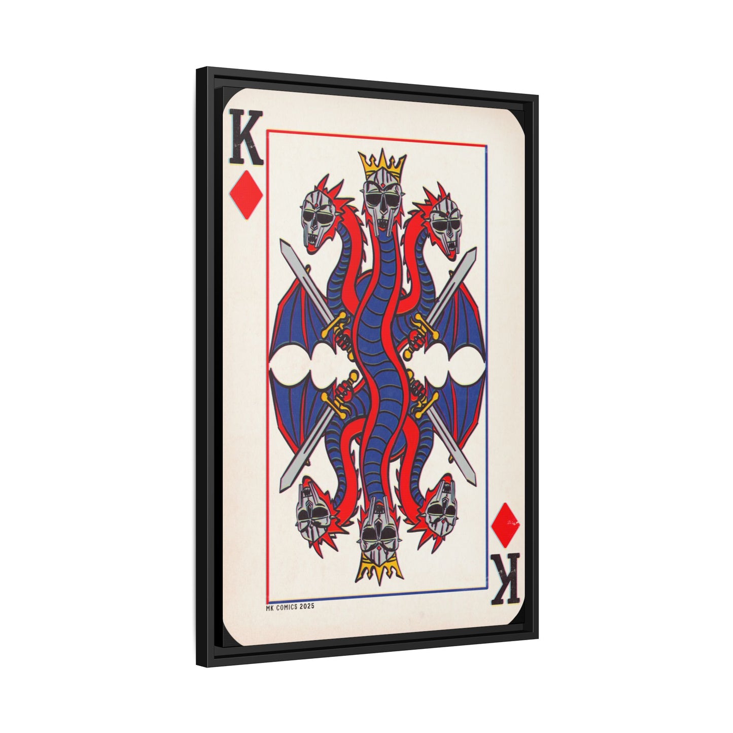 King Geedorah - Matte Canvas, Framed (Multi-color)