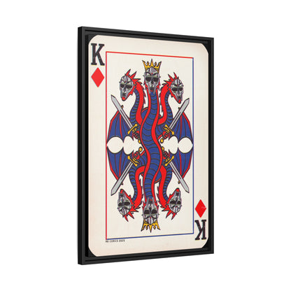 King Geedorah - Matte Canvas, Framed (Multi-color)