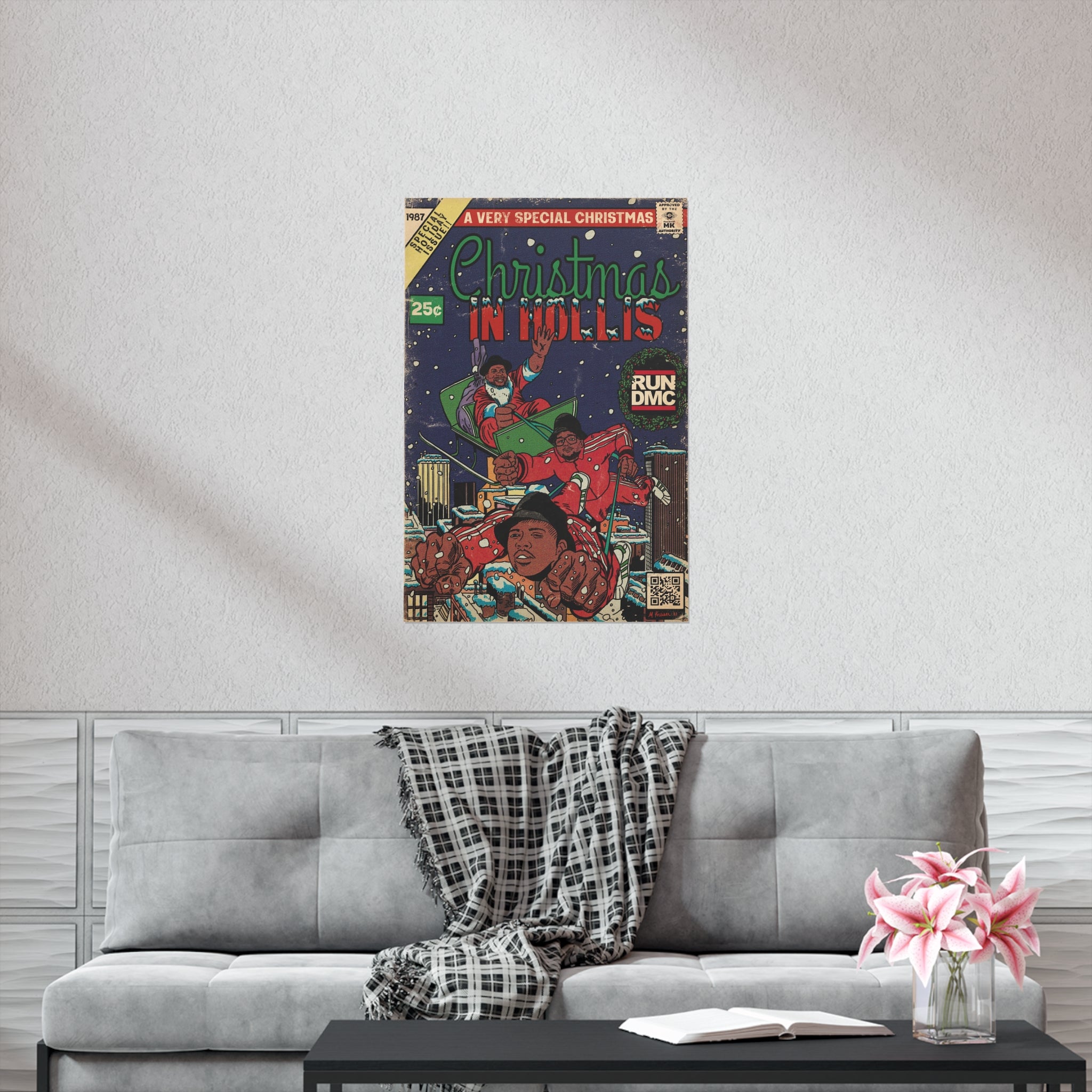 Christmas In Hollis- Vertical Matte Poster