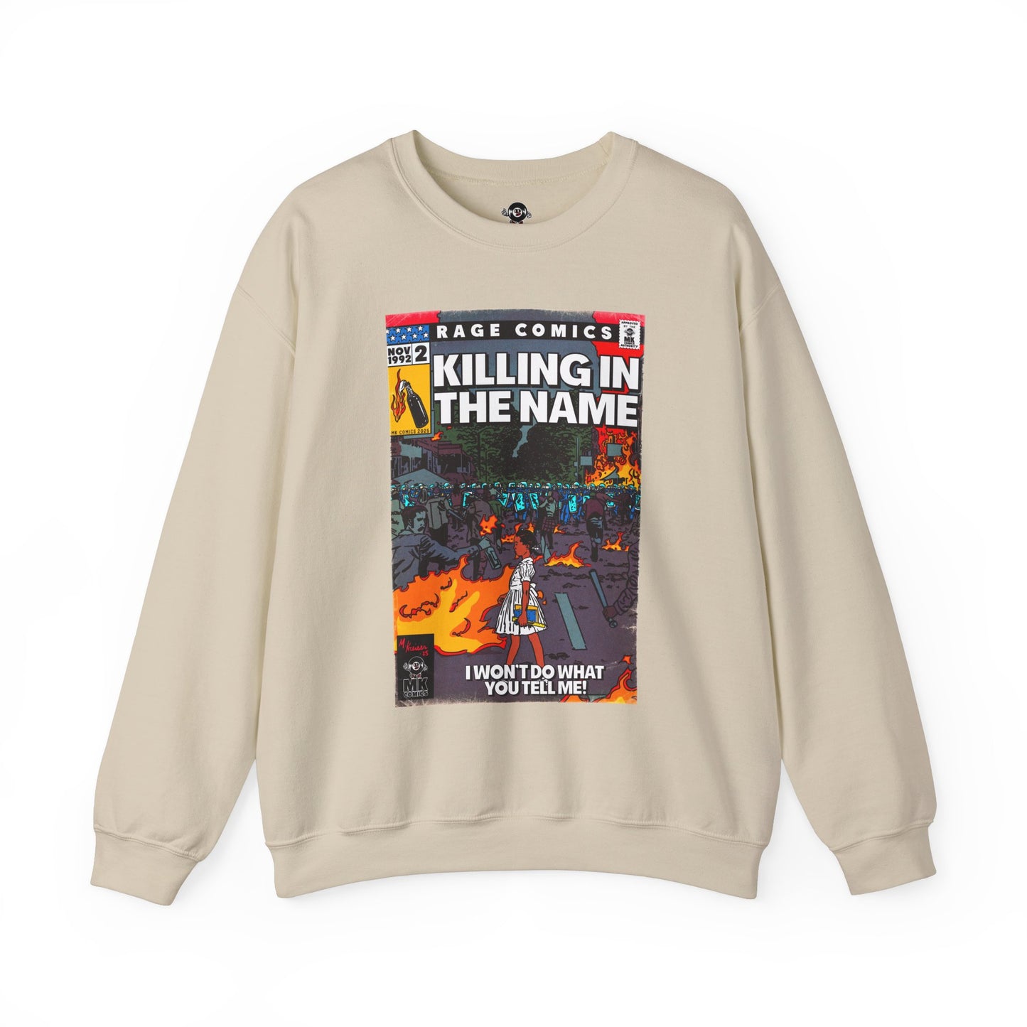 Rage - Killing In the Name - Unisex Heavy Blend™ Crewneck Sweatshirt