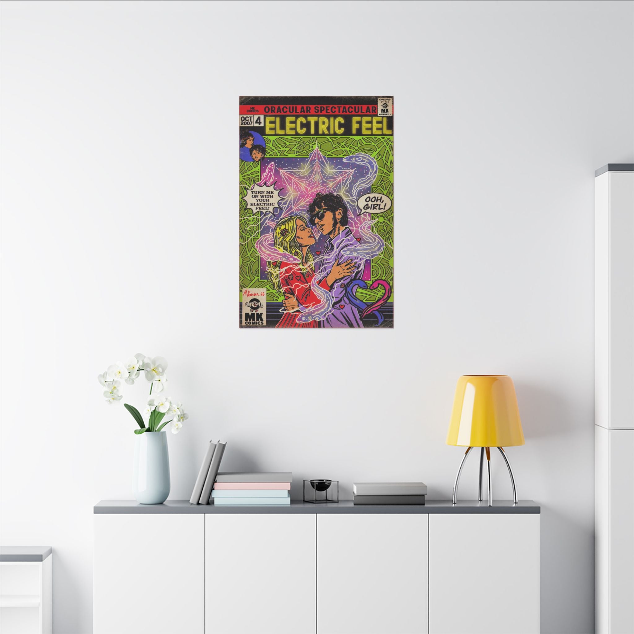 Electric Feel - Matte Canvas, Stretched, 0.75" (Multi-Size)