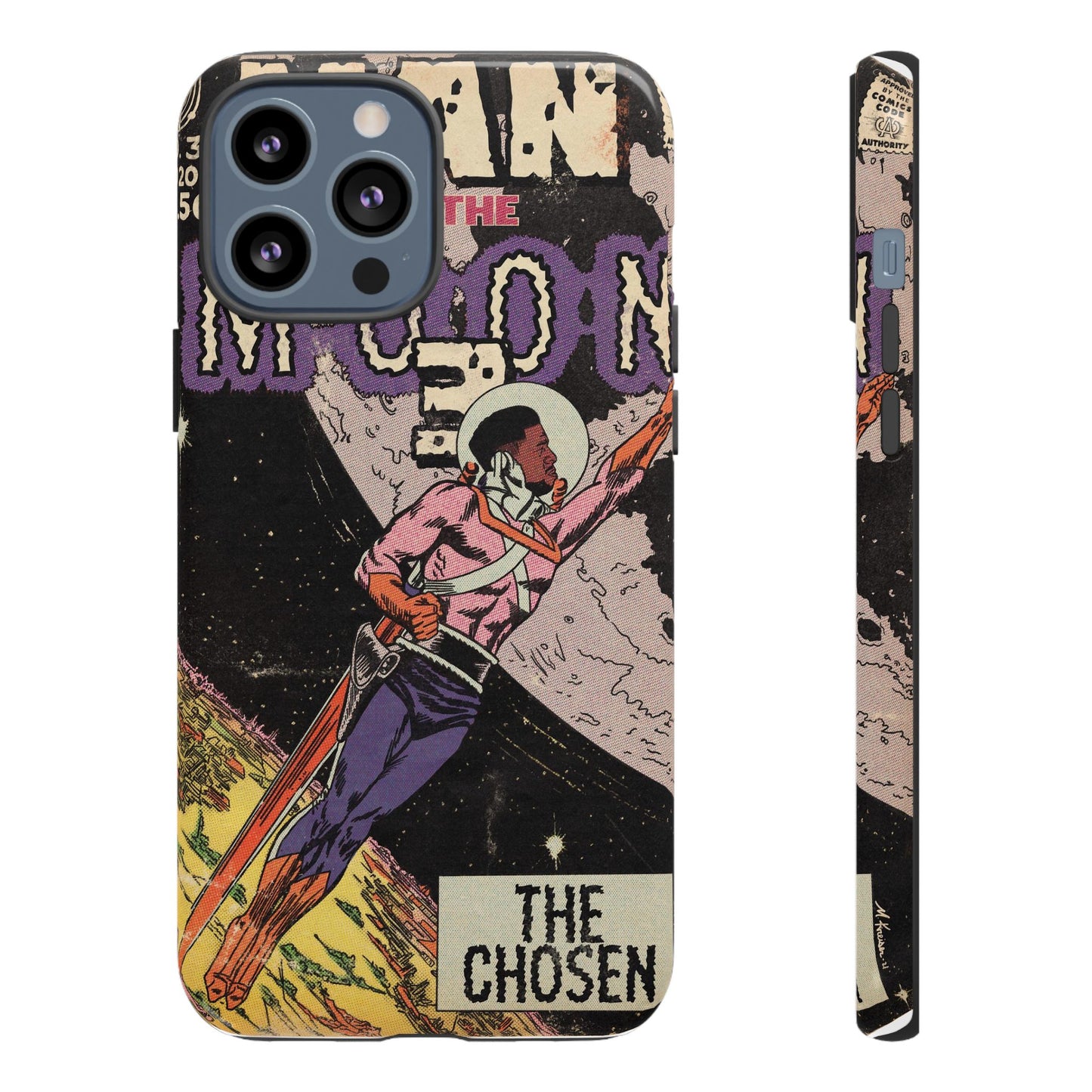 Man on the Moon 3 - Tough Phone Cases
