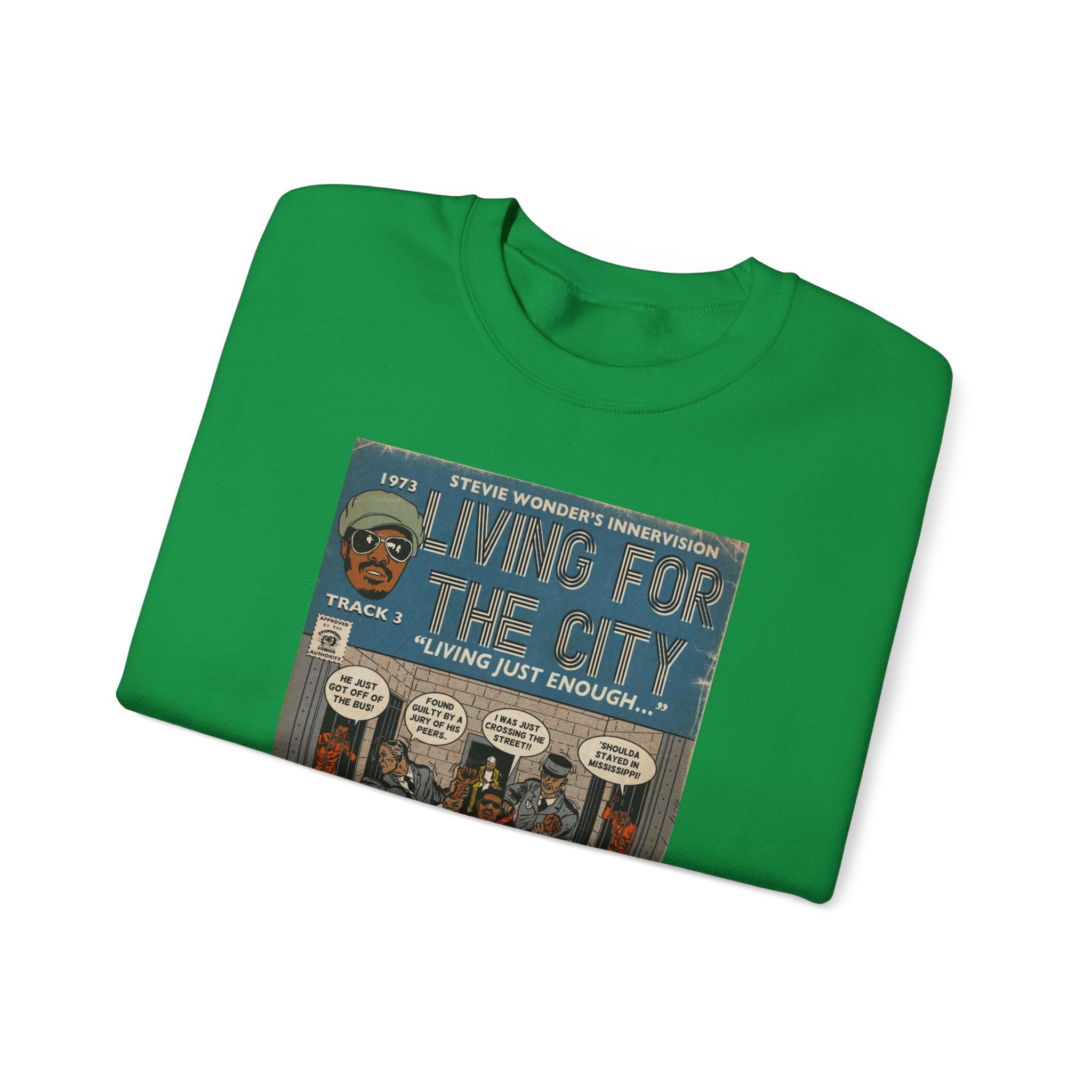 Living For The City - Unisex Heavy Blend™ Crewneck Sweatshirt
