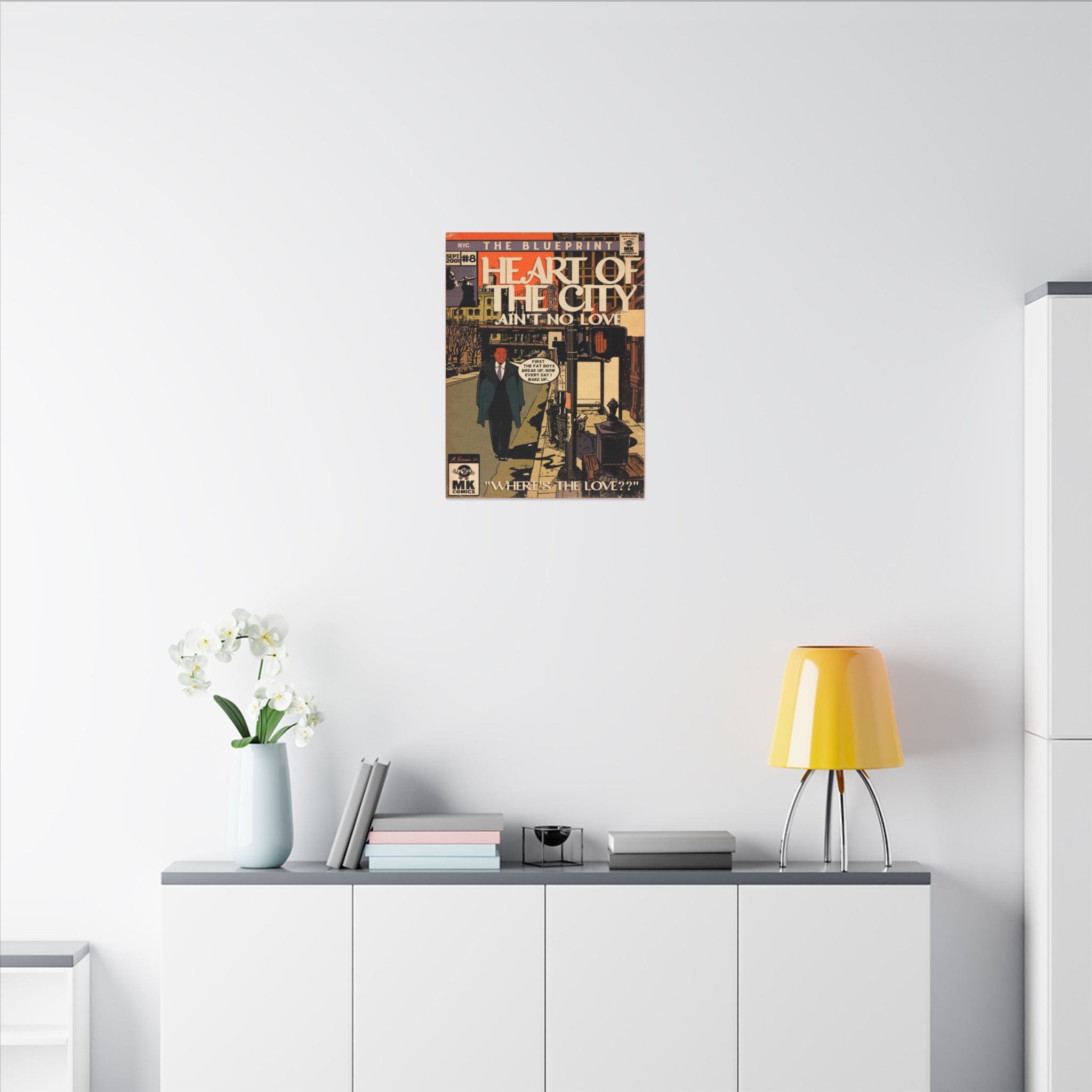 Heart of the City (Where’s The Love) - Matte Canvas, Stretched, 0.75"