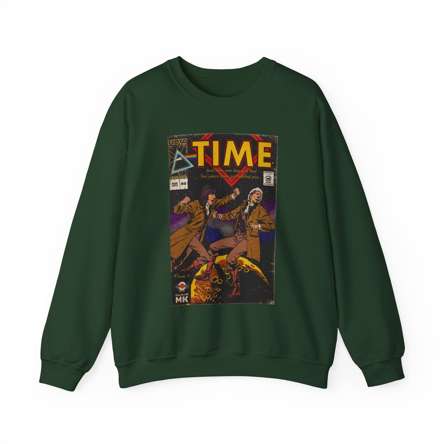 Pink Floyd- Time - Unisex Heavy Blend™ Crewneck Sweatshirt