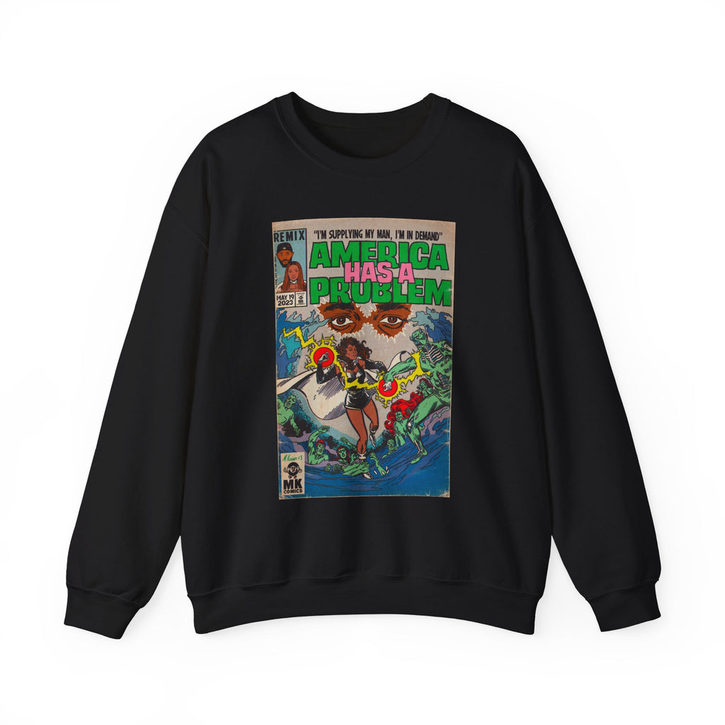 America Has a Problem - Unisex Heavy Blend™ Crewneck Sweatshirt