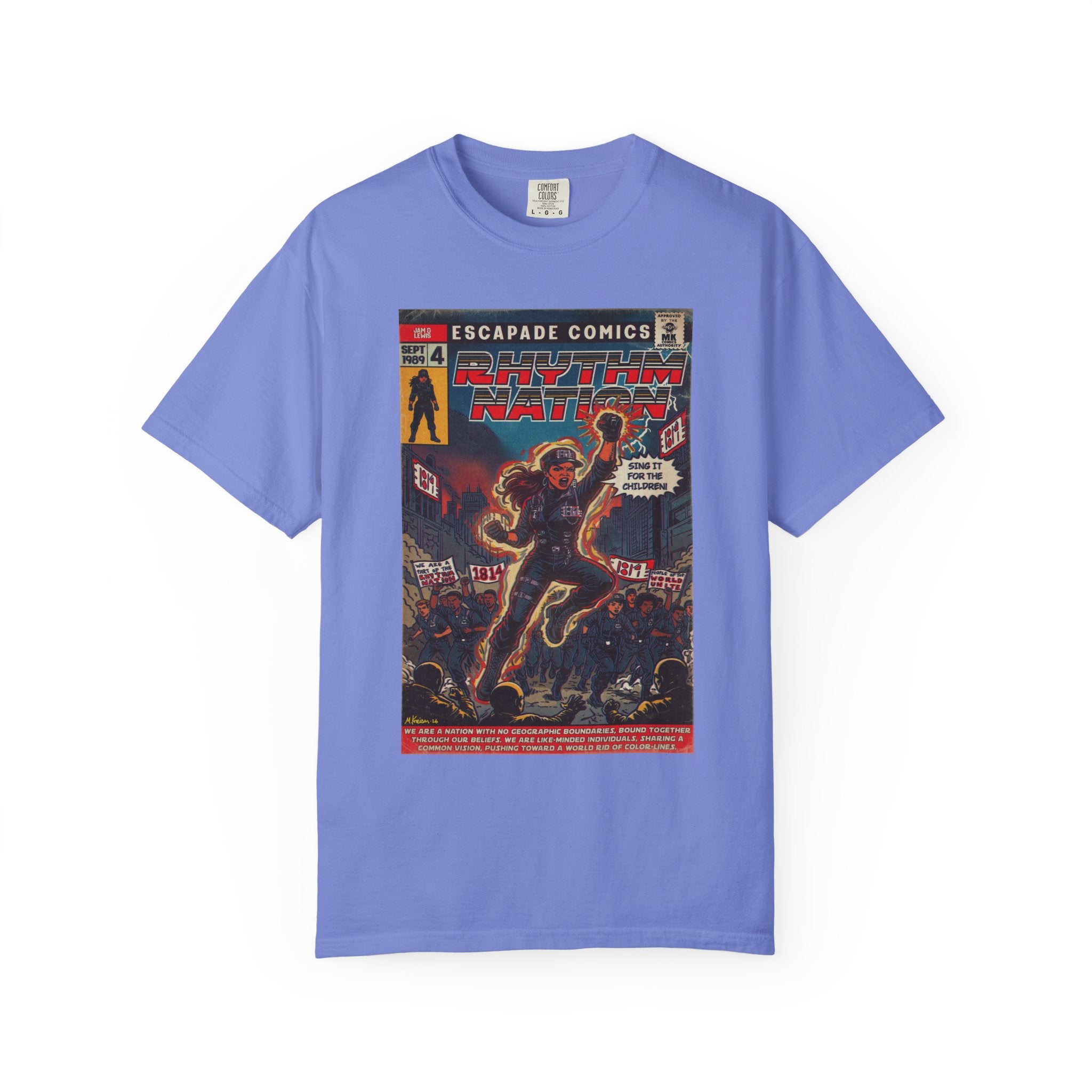 Rhythm Nation - Unisex Comfort Colors T-shirt