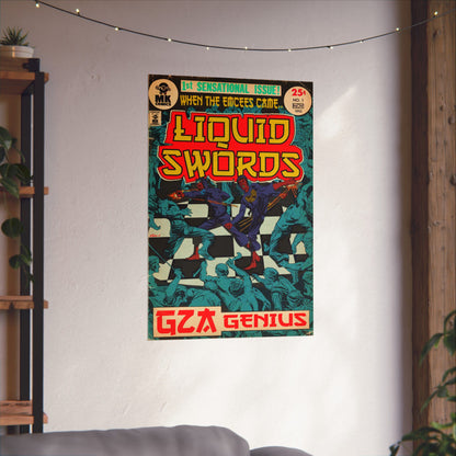Liquid Swords - Vertical Matte Poster