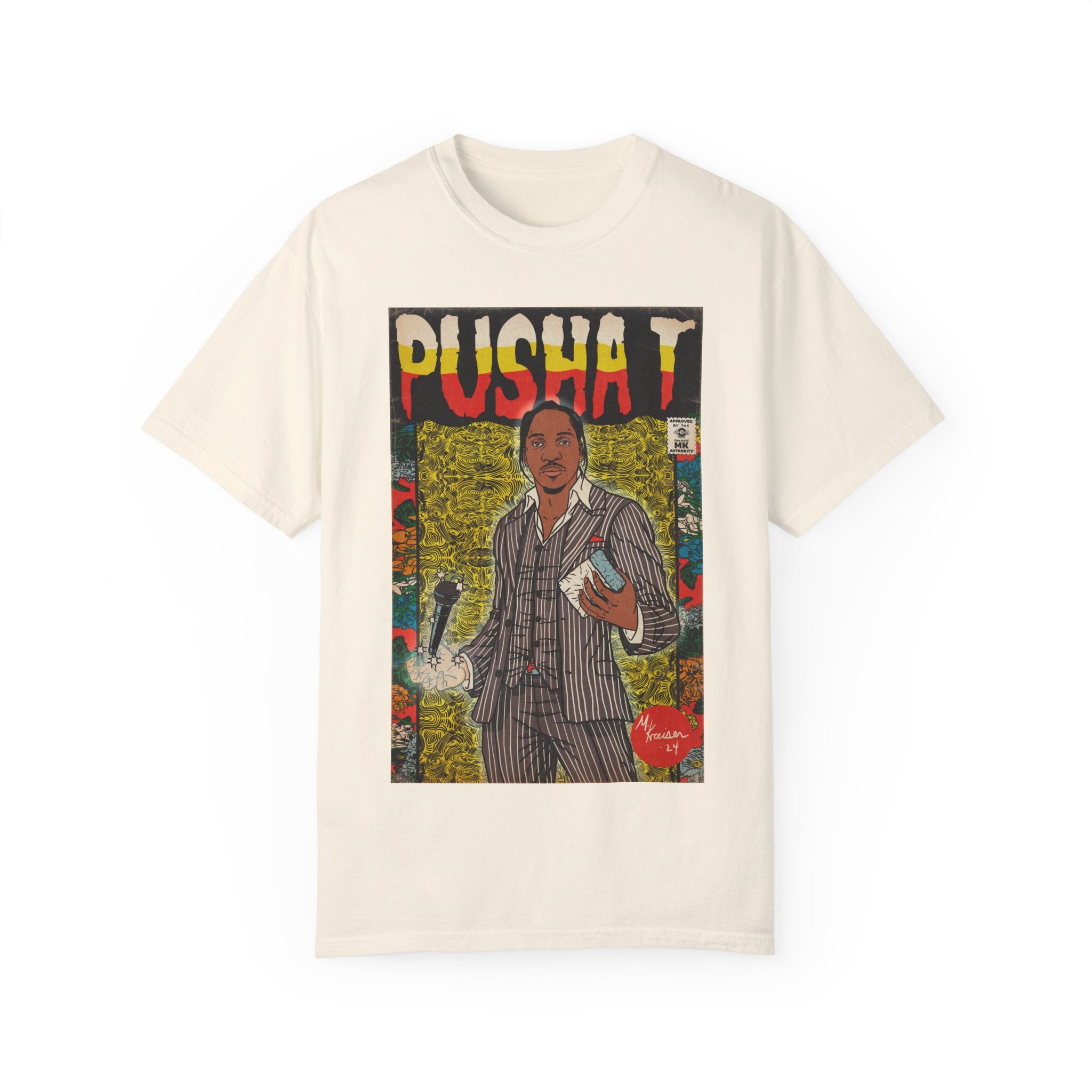 Push - Comic Book Art - Unisex Comfort Colors T-shirt