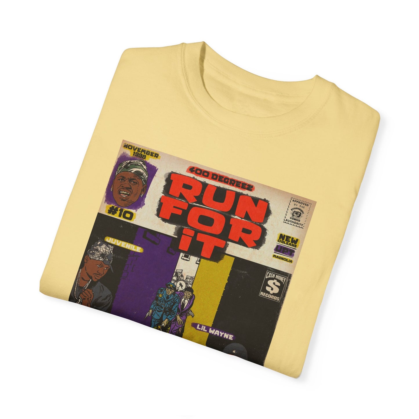 Juvenile & Lil Wayne - Run For It - Unisex Comfort Colors T-shirt