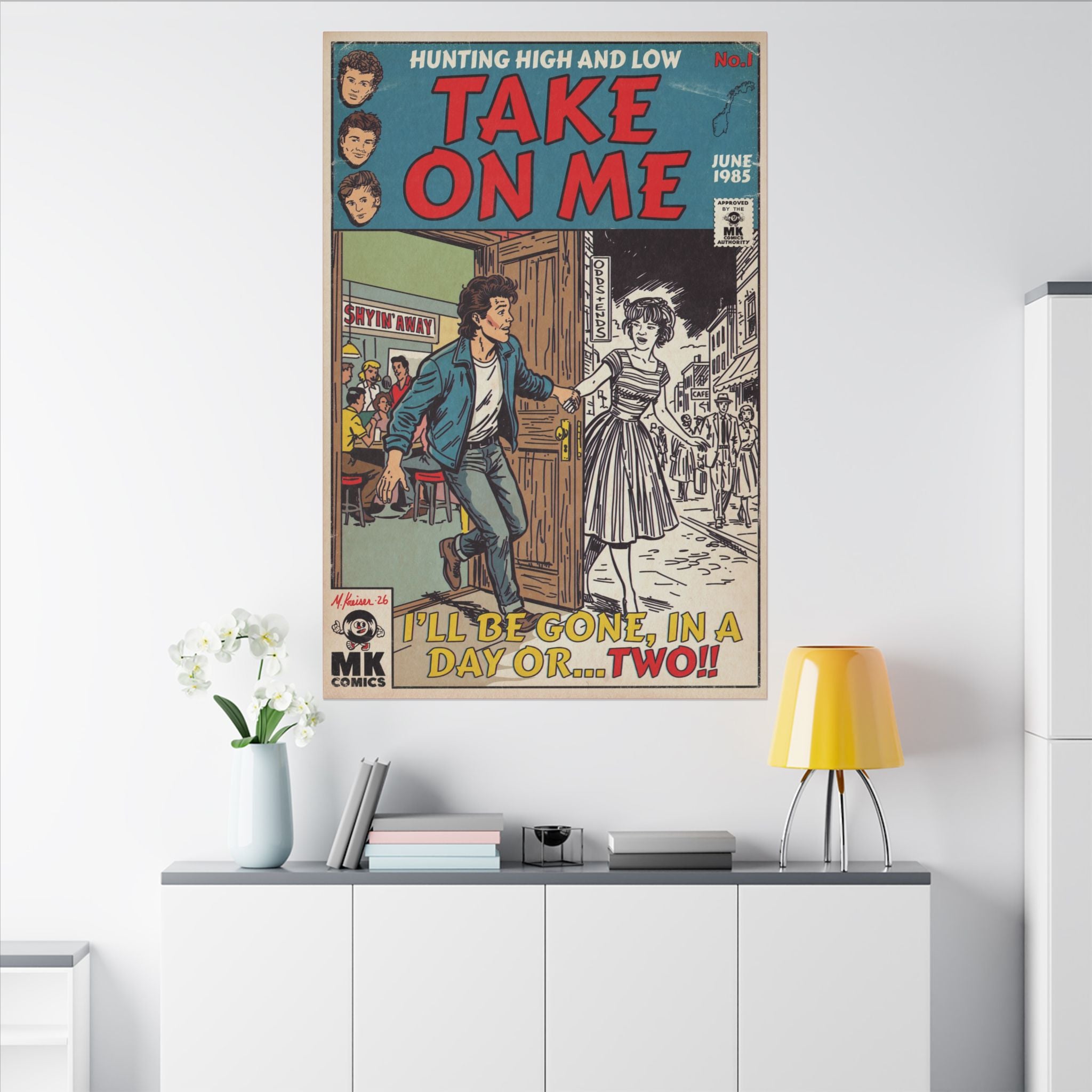 Take On Me - Matte Canvas, Stretched, 0.75" (Multi-Size)