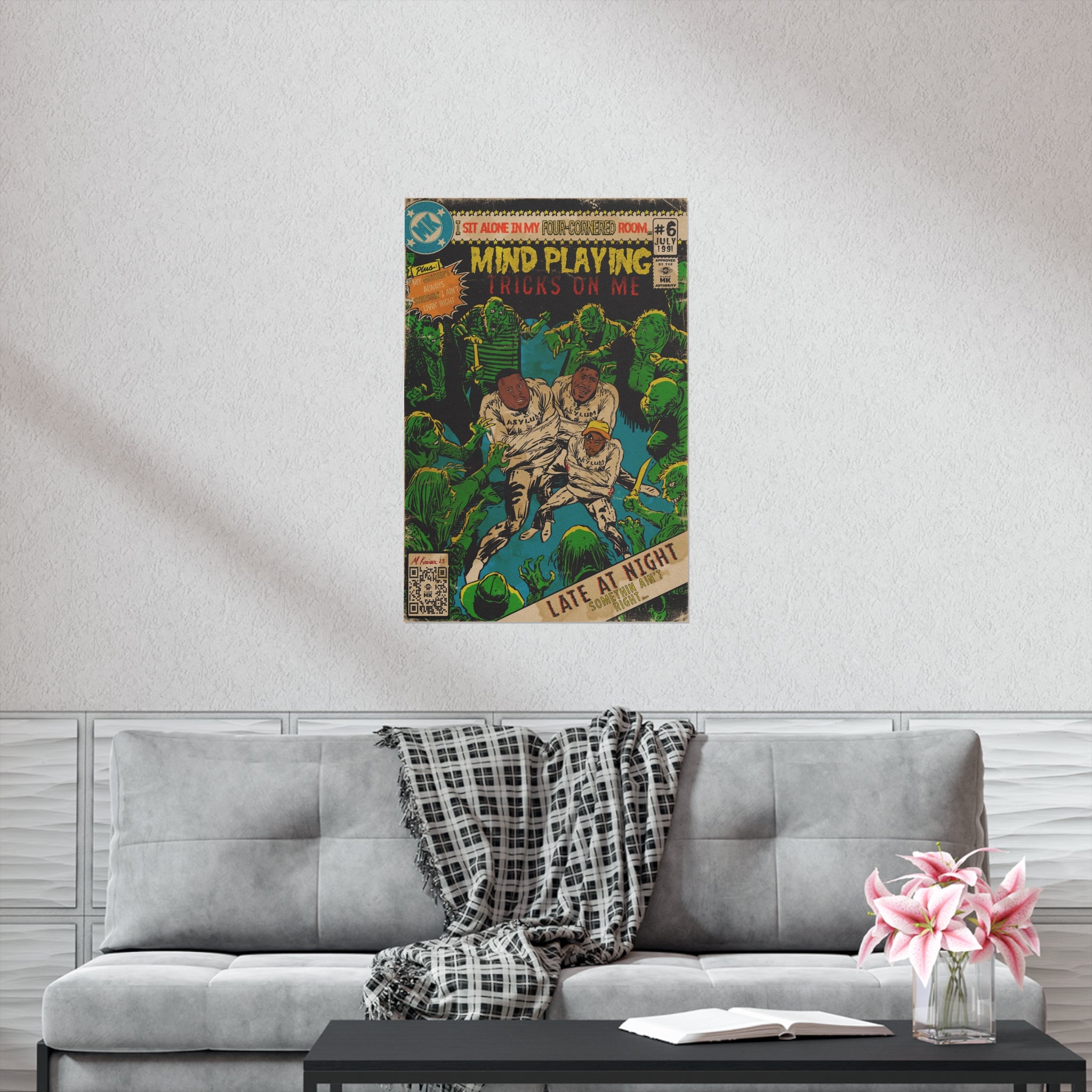 Mind Playing Tricks - Vertical Matte Poster