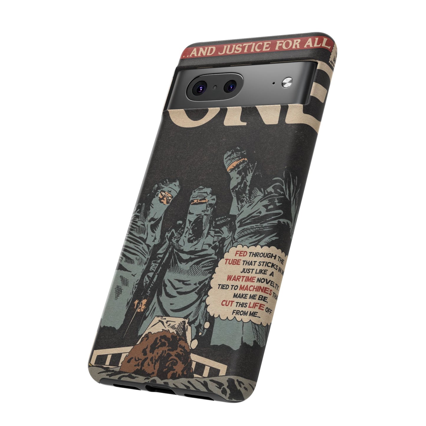Metallica- One - Johnny Got His Gun Comic Book Art - Tough Phone Cases