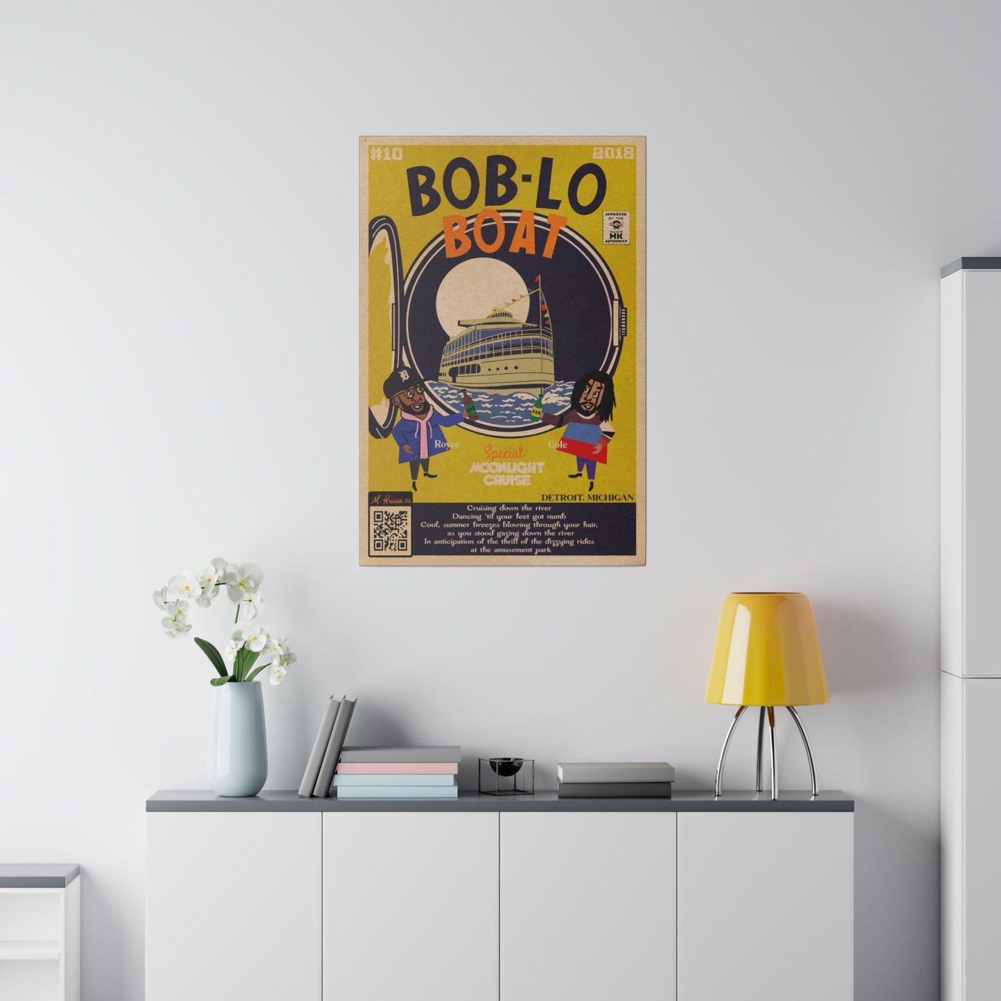 Boblo Boat - Matte Canvas, Stretched
